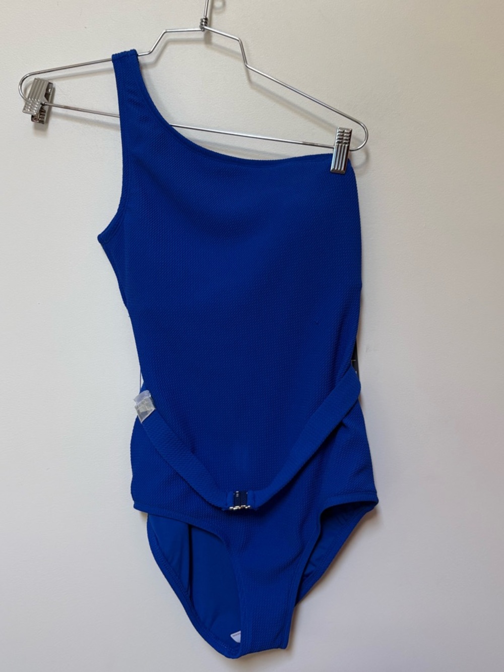 Brand New LOFT One Shoulder Belted Swimsuit Size Medium